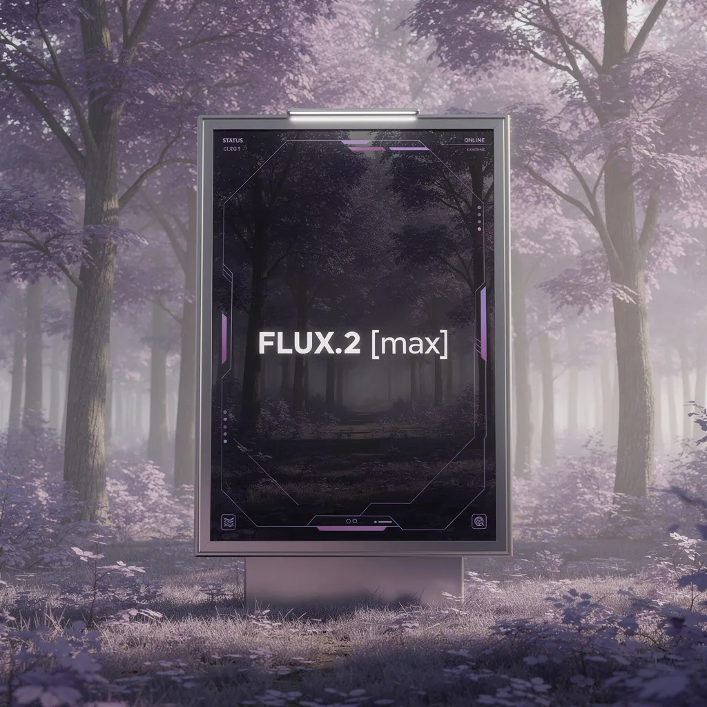 FLUX.2 family still for Max-quality material planning